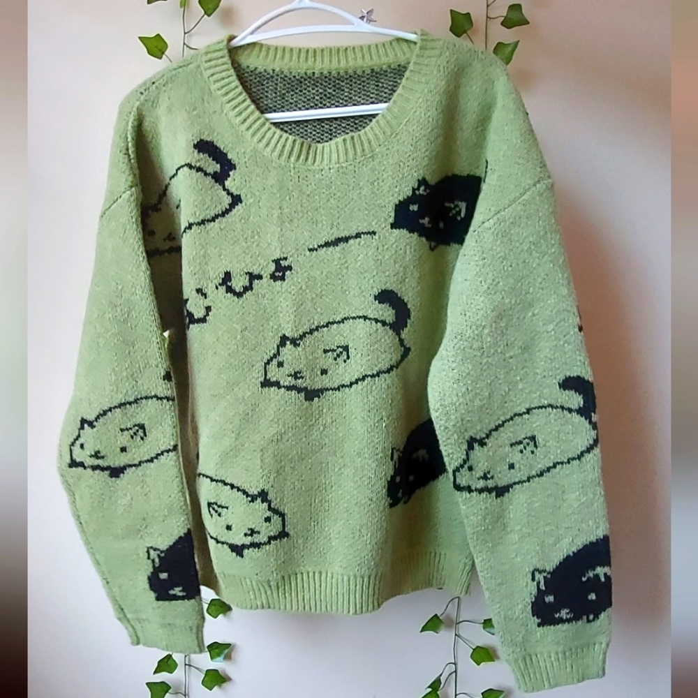 Sweater Green New Shein